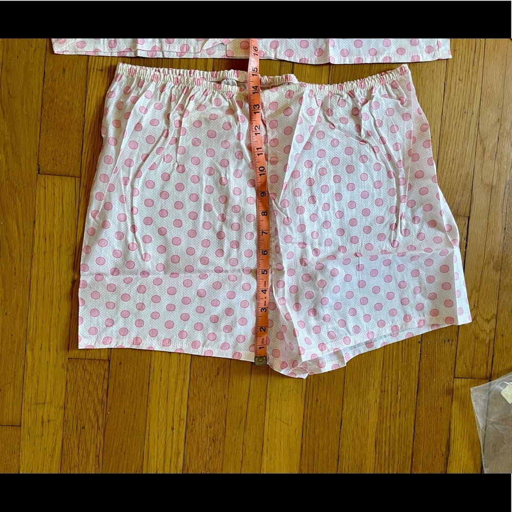 60s Vintage Dead-stock Pink Polka Dot PJ Set - Picture 10 of 10